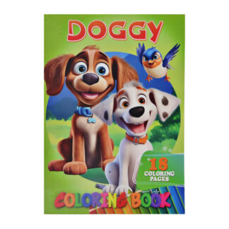 Розмальовка 18 кол малюнків. Doggy