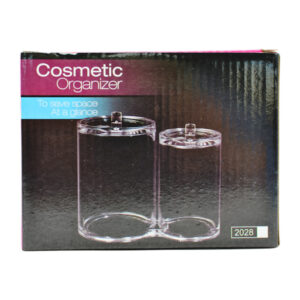 Органайзер д/ватних дисків і вушн.палочок 1шт пластиковий арт.2028А