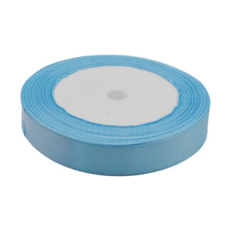 Стрічка декоративна атласна 15мм 1шт Кольорова в рулоні *10