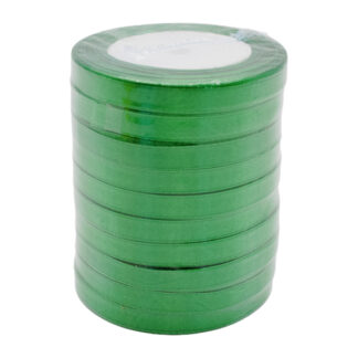 Стрічка декоративна атласна 10мм 1шт Кольорова в рулоні *10