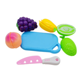 Фрукти на липучках XY 822  4 штуки, дошка, ніж, в пакеті