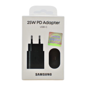 Мережевий Зарядний Пристрій Samsung 1USB-C PD/QC 25W 1:1 (Чорний)