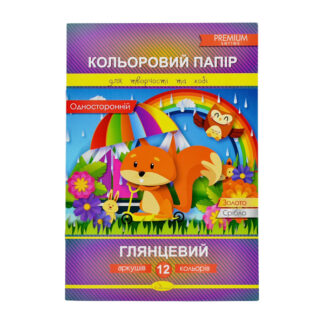 Набір одностороннього кольорового паперу 
