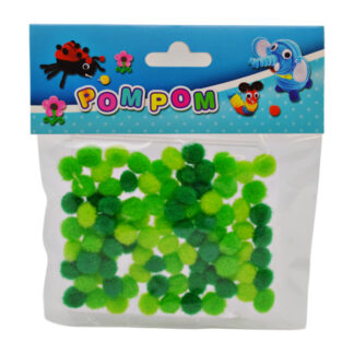Набір д/творчості POM POM Набір Помпонів 1см арт.1028-02 *12