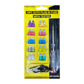 Набір запобіжників автомобільних 10шт з індикатором_
