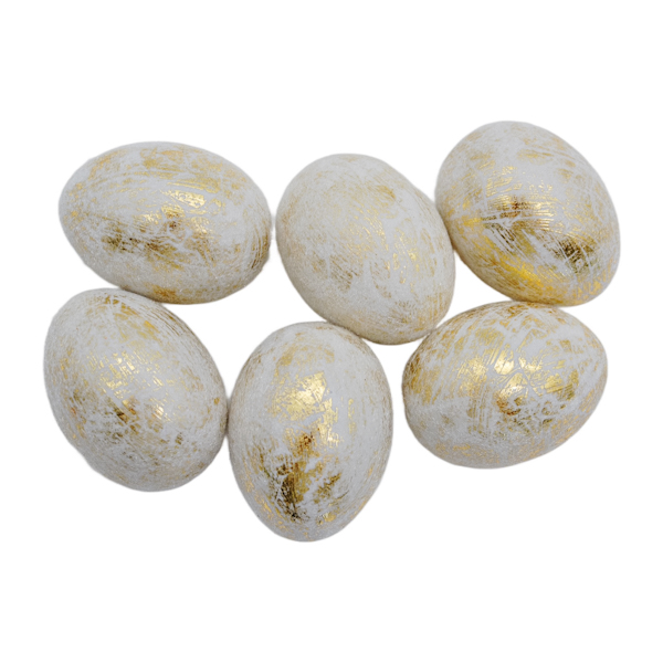 Яйце пасхальне фольговане 6см 1шт (6шт)