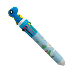 Ручка кулькова 10-ти колірна 1шт Куромі/Аніме/Фаст-Фуд Мікс *36