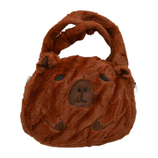 Сумка дитяча Хутряна Капібара на замку через плече *6_