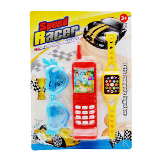 Іграшковий набір Телефон, годинник і окуляри на блістері Мікс арт.858-6