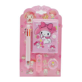 Блокнот А6 MyFriend з 6-ти колірною ручкою, міні маркеро і наліпками арт.A380 *12