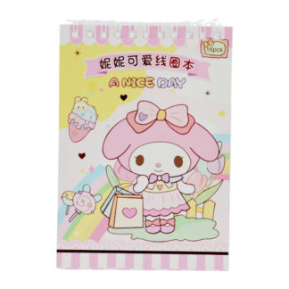 Блокнот А6 A Nice Day на спіралі з наліпками арт.SZ-209 *24