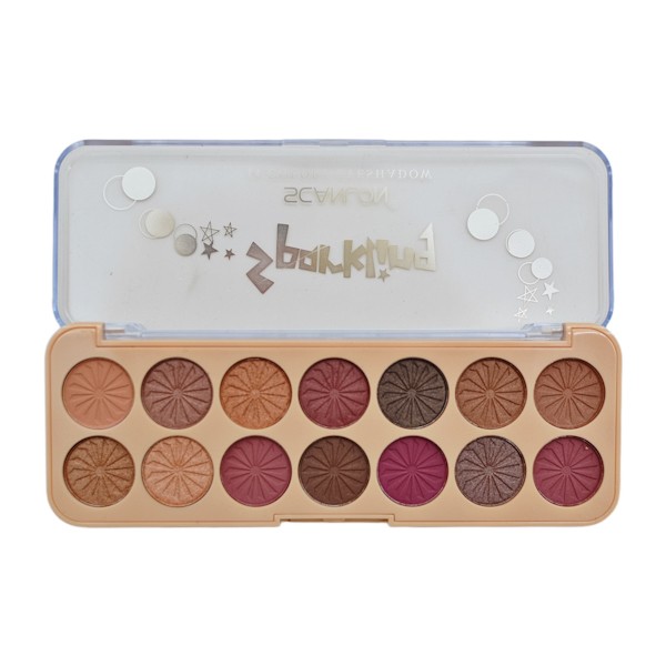 Тіні д/повік SCANLON Sparkling 14-кольор арт.SE937 *12_