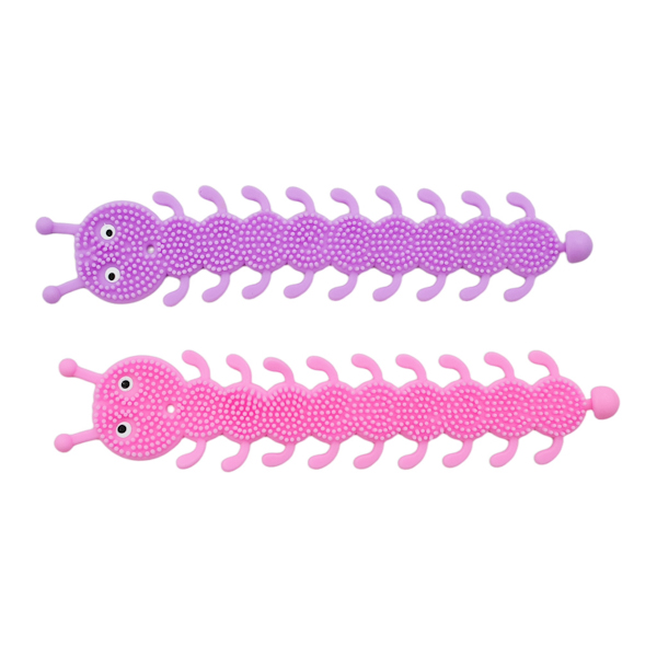 Іграшка антистрес світлодіодна Гусінь 15см *12