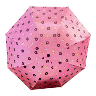 Парасоля жіноча механічна Кольорова малюнок ведмедик_