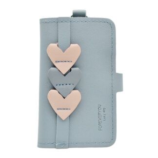 Ключниця Брелок 1шт Екошкіра Замочок/Сердечка Мікс *12_