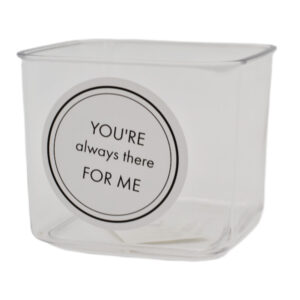 Стакан д/дрібничок 10*8см Прозорий арт.Y308-Q25-136_