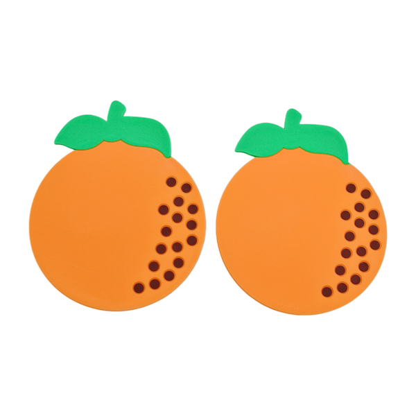 Підставка п/чашку GL 2шт силікон Фрукти арт.287-3123_