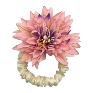 Резинка д/вол 1шт шовк Квітка Кольорова арт.31221-A22 *20