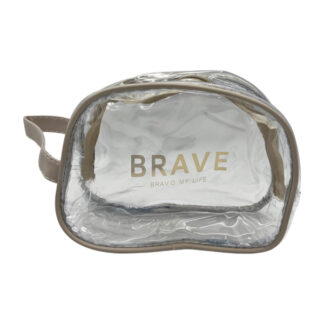 Косметичка жін. 19*15*8см Прозора BRAVE арт.123-12 *12