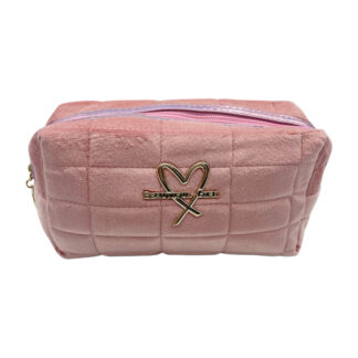Косметичка жін. 18*11*6см Стьобана велюрова Beautiful Girl арт.123-13 *12