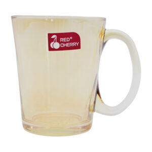 Чашка Скляна RED CHERRY 300мл 1шт Янтарна арт.ZB40-HP *6