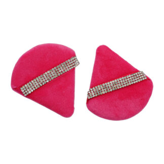 Спонж-пухівка д/пудри Xiang yun 2шт з стразами арт.1-05 *12