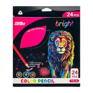 Олівці кольорові HeCai BRIGHT 24 кол арт.21927-726 (1059-01) *6