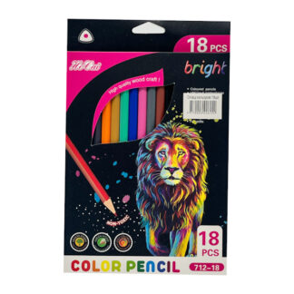Олівці кольорові HeCai BRIGHT 18 кол арт.21927-718 (1059-02) *9