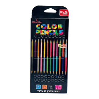 Олівці кольорові URBANICA 12шт 2-х сторонні арт.219-3 (1059-04) *12