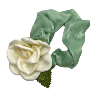 Резинка д/вол 1шт Об'ємна Органза Тюльпани/Троянда арт.11167-F047/48/58 *18