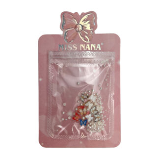 Декор д/нігтів Fingertip Color/Miss Nana Фігурки з бісером Мікс арт.TZKR-22/46/47 *12