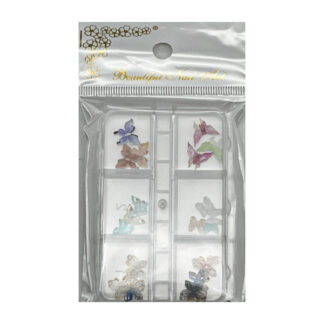 Декор д/нігтів BeautifulNailArt Фігурки з стразами у футлярі Мікс арт.TZKR-2/3/4 *12