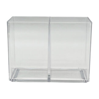 Органайзер канц. пластиковий на 2 відділення Прозорий арт.SN-6