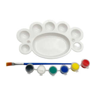 Набір д/малювання Фарби акрилові 6шт з палітрою і пензлем арт.21539-8