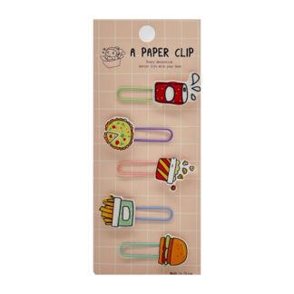 Скріпка декоративна Набір 5шт Фігурки Мікс арт.21539-12 *12