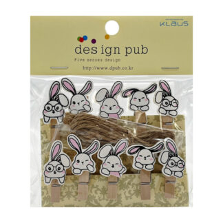 Прищіпка декоративна Набір 10шт Фігурки Мікс арт.21539-11 *10