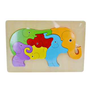 Іграшка дерев'яна Стереоскопічний пазл Тваринки Мікс арт. LMS-08