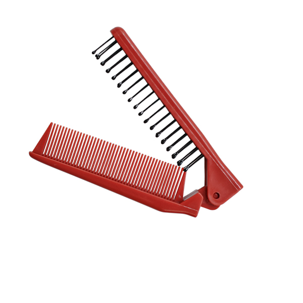 Розчіска-гребінець 1шт кишенькова розкладна Мікс *12_