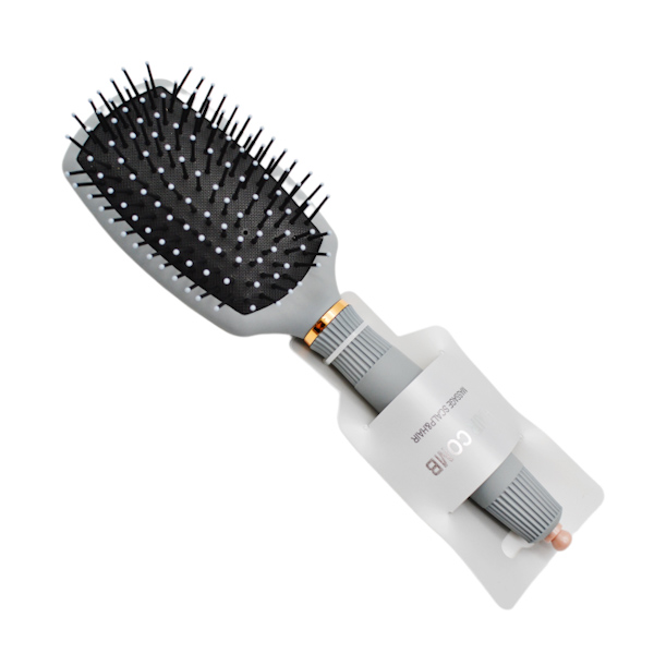 Розчіска HairComb Масажка Прямокутна Сіра арт.2020PR86