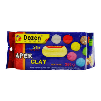 Пластилін скульптурний Dozen 250г кольоровий арт.PCL250_