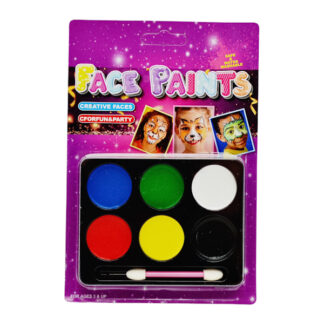Фарба для гриму Face Paints 6-кольорів *12