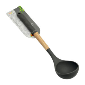 Ополоник силікон+дерево 34см