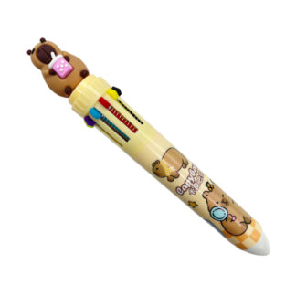 Ручка кулькова 10-ти колірна 1шт Капібара/Стіч Мікс арт.7002/8002 *36