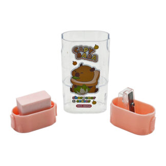 Точилка 1шт Капібара з гумкою арт.6054 (1195-11) *24