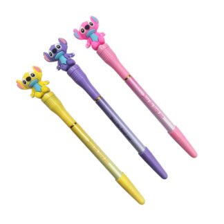 Ручка кулькова декоративна 1шт спінер Стіч з світлом арт.JX-0076 (1195-21) *36