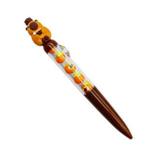 Ручка кулькова декоративна автомат 1шт Капібара арт.5502 *36