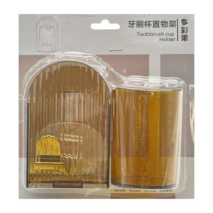 Стакан д/зубних щіток 2шт пластик арт.S3-8013 (306-01)