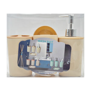 Набір аксесуарів д/ванної 4придм. пластик арт.392-616-4 (306-04)