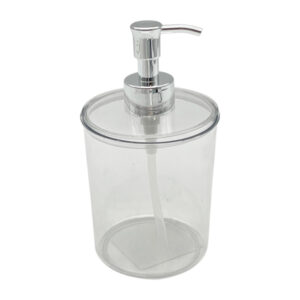 Дозатор д/рідкого мила пластик 1шт Прозорий круглий арт.Y308-Q25-128B (306-16)