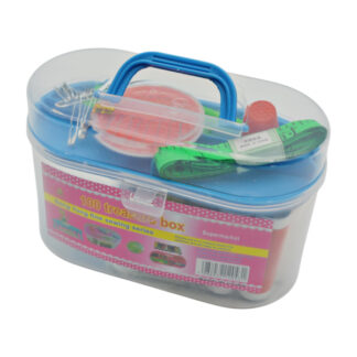 Набір д/шиття Великий 10 ниток+7 предметів у кейсі